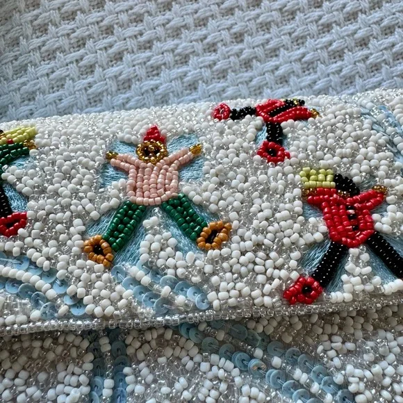 Anthropologie The Fiona Beaded Bag: Winter Icon Edition - Picture 4 of 15